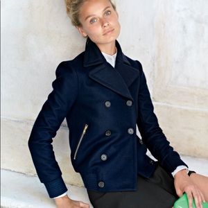 J. Crew wool bomber pea coat